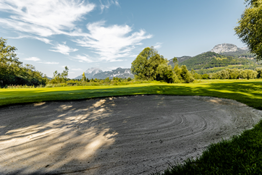 Green 4 mit Bunker Foto Thomas Sattler Juli 2021
