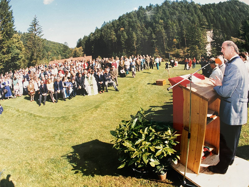 Eröffnung 1995 mit LH Pröll