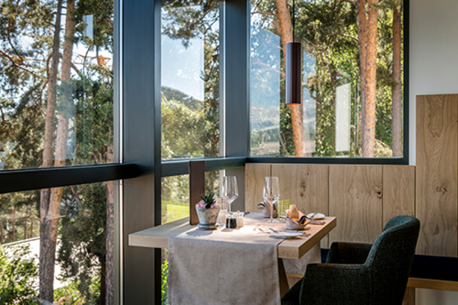 Speisen mit Ausblick Hotel Belvedere Gunter Standl