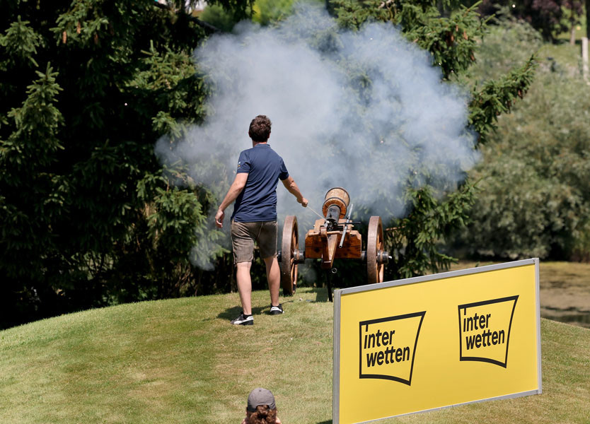 Interwetten Open 2025, Kanonenstart zum Pro Am Turnier mit Franz Wittmann jun.