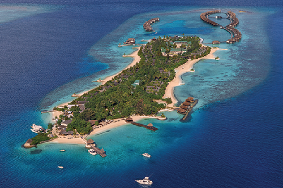 Jumeirah Vittaveli Aerial Southeast