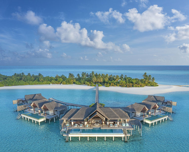 Exterior View Aerial Shot The Crescent © Niyama Private Islands