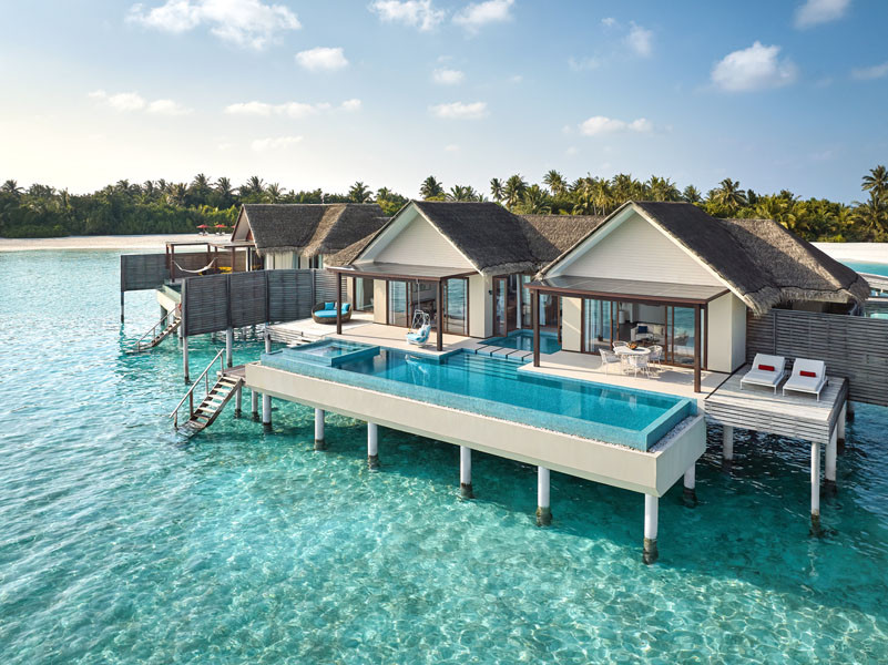 One Bedroom Ocean Pool Pavilion Exterior Bliss by Day © Niyama Private Islands