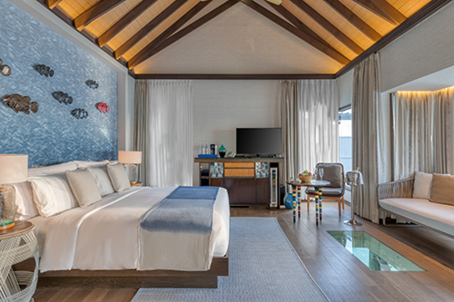 OZEN LIFE MAADHOO Wind Villa with Pool Bedroom