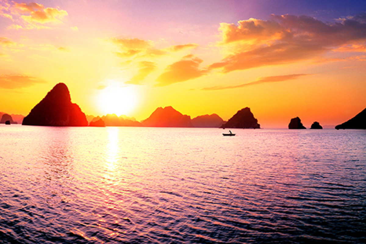 Foto 6 Abendstimmung auf der Luxus Dschunke