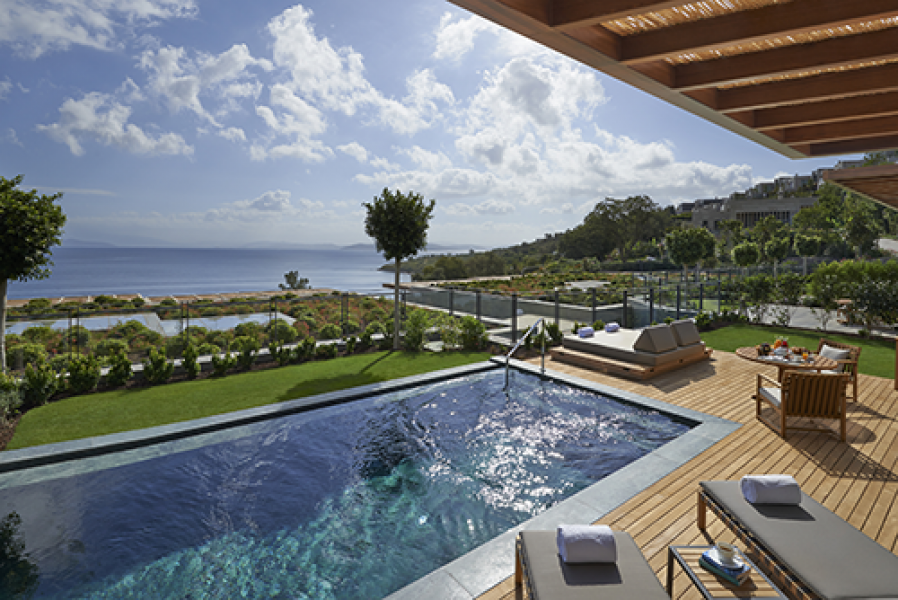 bodrum suite sea view private pool terrace