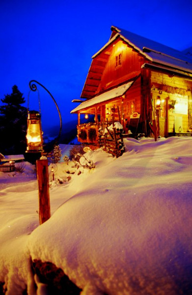 lampe huette winter