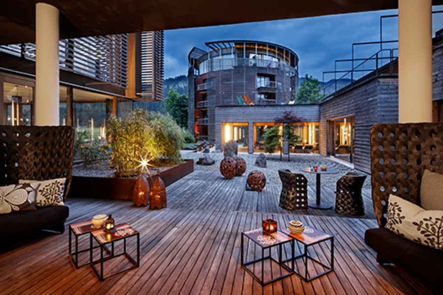 GAMS zu zweit Terrasse