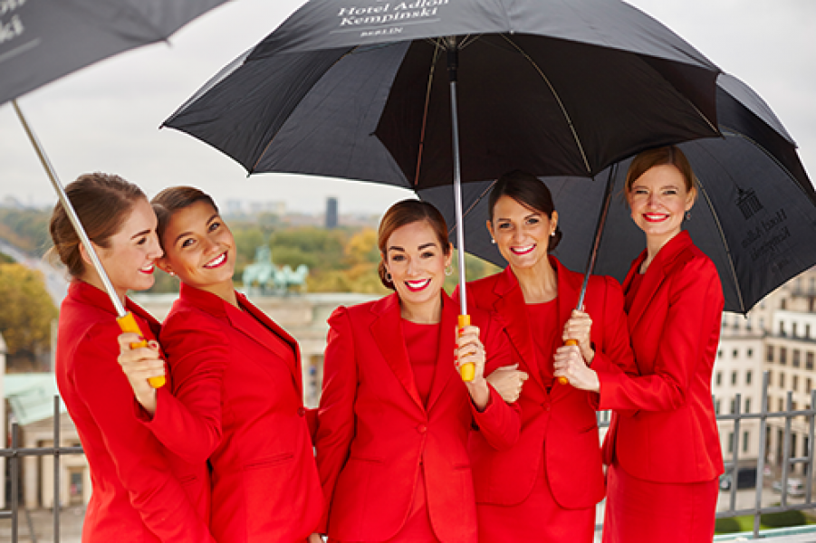 Ladies in Red Roof 16951 Original