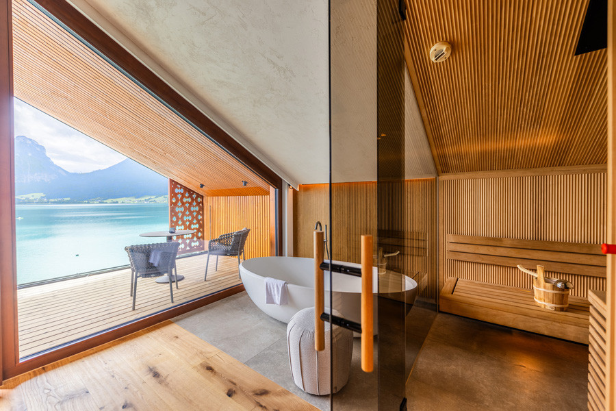 2024 07 01 Hotel Seevilla am Wolfgangsee Zimmer neu 4.Stockwerk photo by michaelgroessinger.com 1U1A7077 HDR