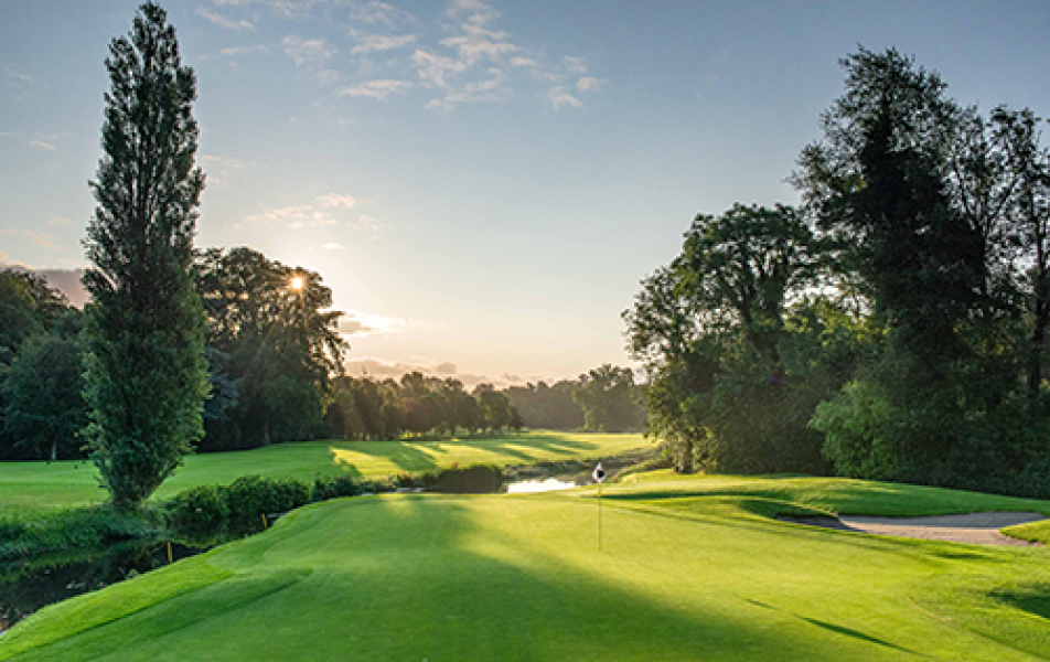 K Club Palmer Aug 2019 16 green to sunrise 1 6299