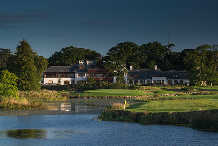K Club Smurfit 18 approach 1 LHS swan 3 29481